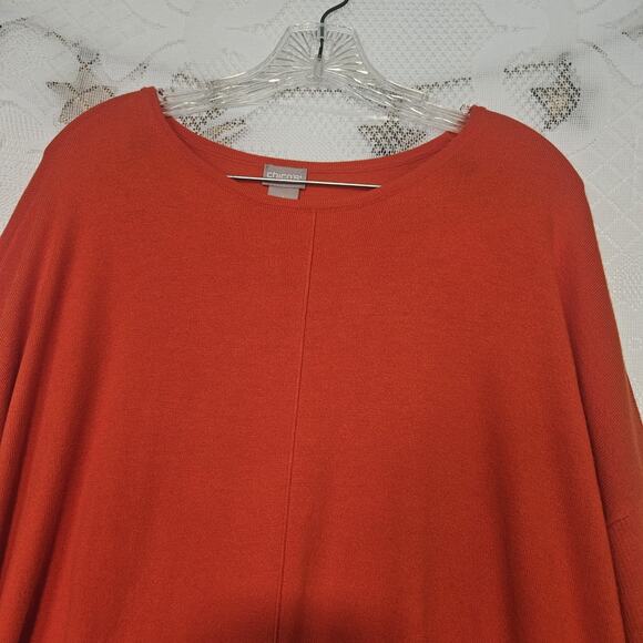 Chicos Medium Size 1 Soft Warm Cashmere Blend Tunic Sweater Oversized Colorful - Picture 6 of 12